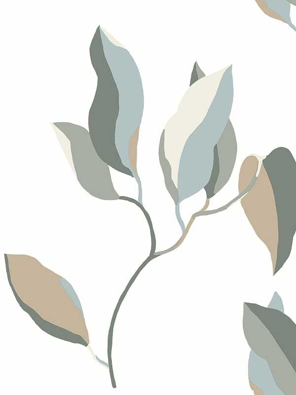 Brushwork Branches wallpaper in mineral &amp; olive color - pattern number ZM2873 - by York in the Artisan Studio collection
