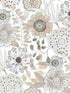 Artistic Bouquet wallpaper in neutral color - pattern number ZM2894 - by York in the Artisan Studio collection