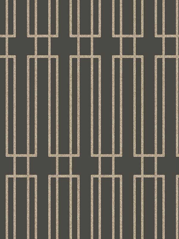 Terrace wallpaper in charcoal color - pattern number CN2142 - by Candice Olson in the Decadence Second Edition collection