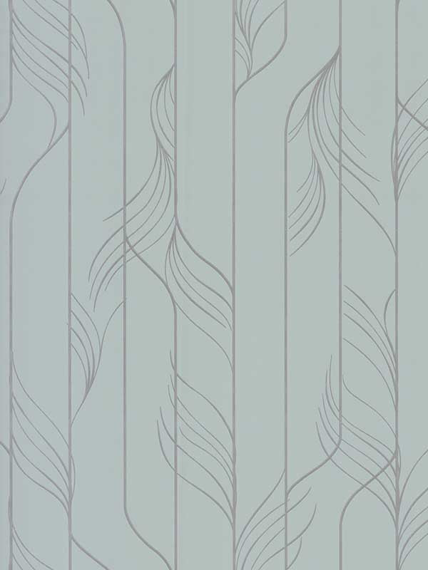 Elemental Thread wallpaper in blue &amp; silver color - pattern number DF3304 - by Candice Olson in the Decadence Second Edition collection