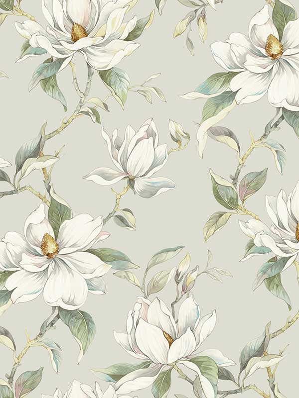 Garden Jewels wallpaper in warm grey color - pattern number DF3314 - by Candice Olson in the Decadence Second Edition collection