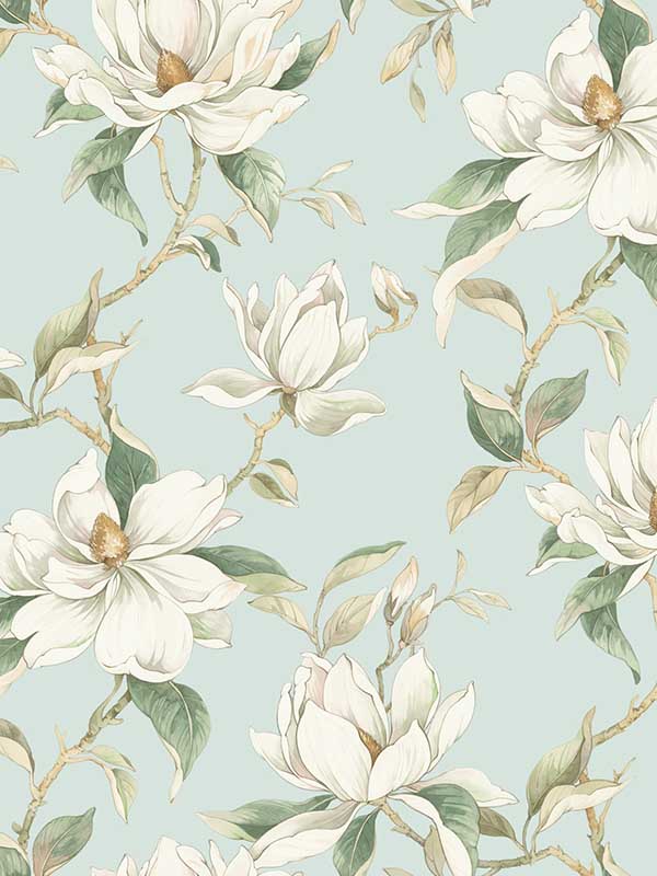 Garden Jewels wallpaper in spa color - pattern number DF3315 - by Candice Olson in the Decadence Second Edition collection