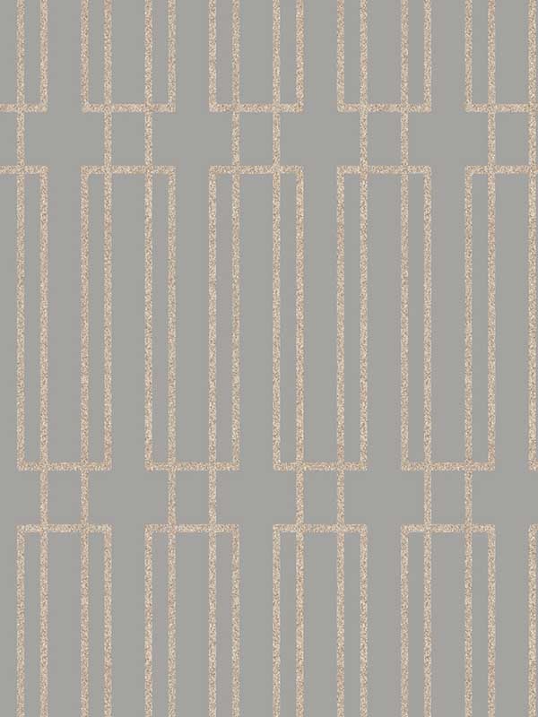 Terrace wallpaper in taupe color - pattern number DF3327 - by Candice Olson in the Decadence Second Edition collection