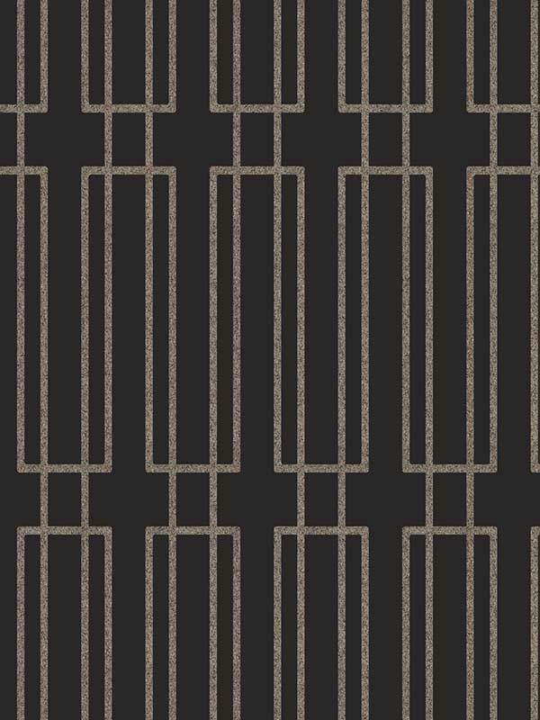 Terrace wallpaper in black color - pattern number DF3328 - by Candice Olson in the Decadence Second Edition collection