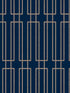Terrace wallpaper in navy color - pattern number DF3329 - by Candice Olson in the Decadence Second Edition collection