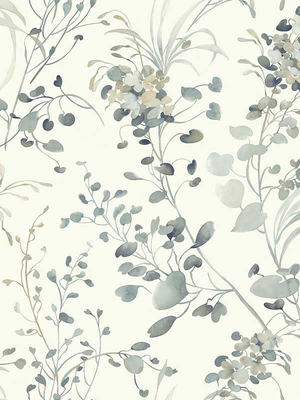 Spring Whispers wallpaper in moss color - pattern number DF3344 - by Candice Olson in the Decadence Second Edition collection
