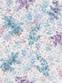 Soft Foliage wallpaper in white blue purple color - pattern number 47450 - by Galerie in the Flora collection