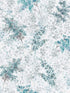 Soft Foliage wallpaper in grey turquoise color - pattern number 47451 - by Galerie in the Flora collection