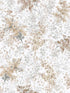 Soft Foliage wallpaper in white brown grey color - pattern number 47453 - by Galerie in the Flora collection