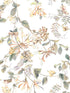 Summer Bouquet wallpaper in white green color - pattern number 47455 - by Galerie in the Flora collection