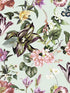 Floral Rhapsody wallpaper in green rose color - pattern number 47459 - by Galerie in the Flora collection