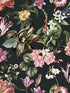 Floral Rhapsody wallpaper in schwarz rose green color - pattern number 47460 - by Galerie in the Flora collection