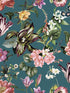 Cherry Blossom wallpaper in grey blue green rose color - pattern number 47462 - by Galerie in the Flora collection