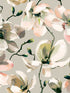 Cherry Blossom wallpaper in beige white orange color - pattern number 47464 - by Galerie in the Flora collection