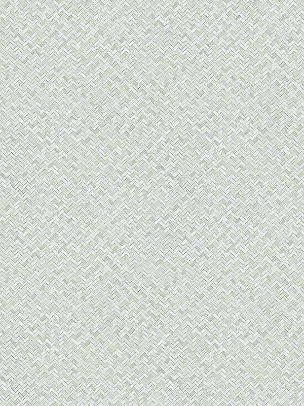 Herringbone Weave fabric in green color - pattern number 47479 - by Galerie in the Flora collection