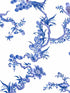 Birds and Berries fabric in blue color - pattern number 131425 - by Graham and Brown in the Cath Kidston SS25 collection