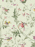 Hummingbirds fabric in green multi colour color - pattern number 100/14070.CS.0 - by Cole and Son in the Selection of Hummingbirds collection