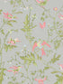 Hummingbirds fabric in grey pink color - pattern number 124/1003.CS.0 - by Cole and Son in the Selection of Hummingbirds collection