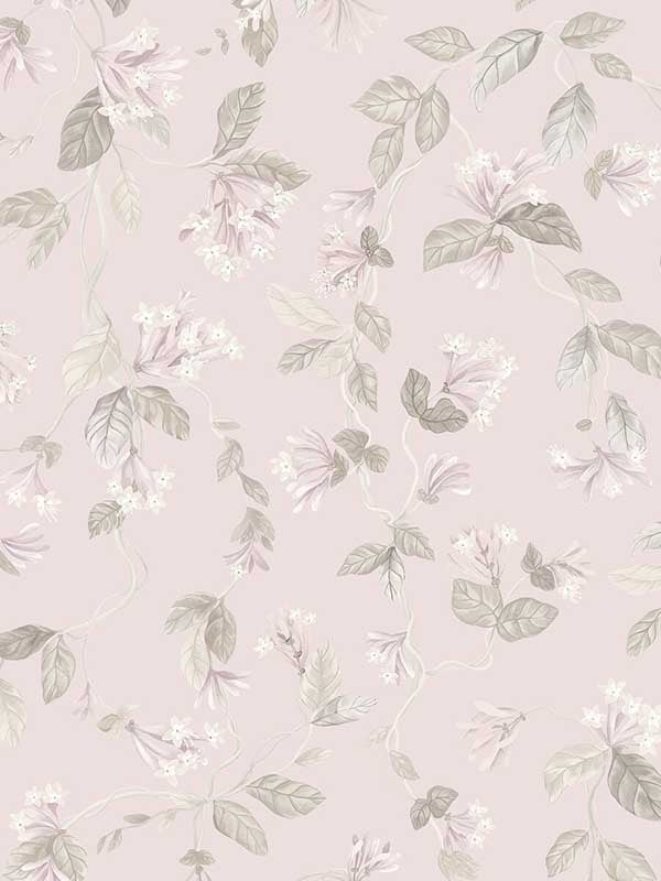 Flora fabric in pink grey color - pattern number 124/3021.CS.0 - by Cole and Son in the Selection of Hummingbirds collection