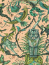 Bosque Dreams fabric in pink color - pattern number W0213/04.CAC.0 - by Clarke and Clarke in the Mythica Wallcoverings collection