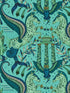 Odyssey Mythos fabric in peacock color - pattern number W0215/02.CAC.0 - by Clarke and Clarke in the Mythica Wallcoverings collection