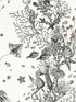 Seaforest wallpaper in mono color - pattern number W0218/03.CAC.0 - by Clarke and Clarke in the Mythica Wallcoverings collection
