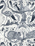 Wonder World wallpaper in mono color - pattern number W0219/02.CAC.0 - by Clarke and Clarke in the Mythica Wallcoverings collection