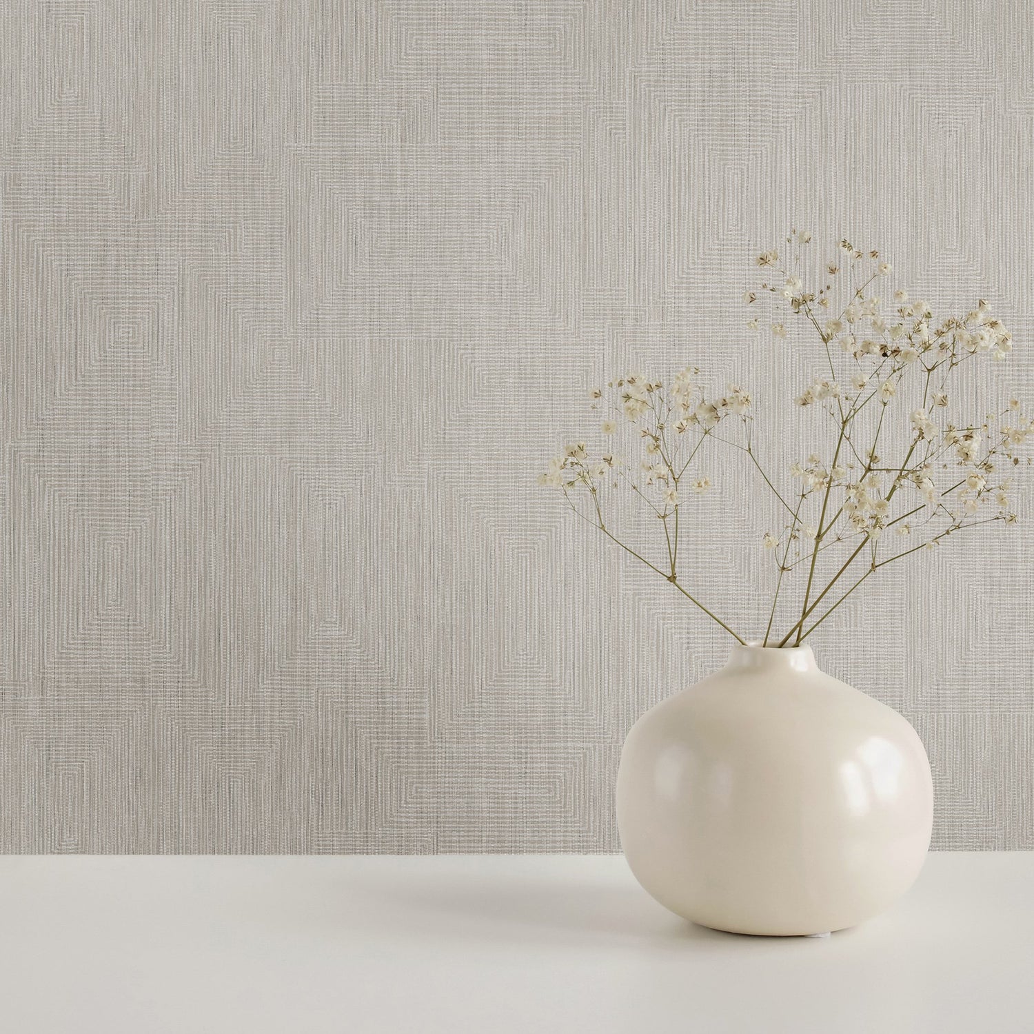 Plain Texture Wallpaper in Beige color - pattern number 27611 - by Galerie in the Cerra collection