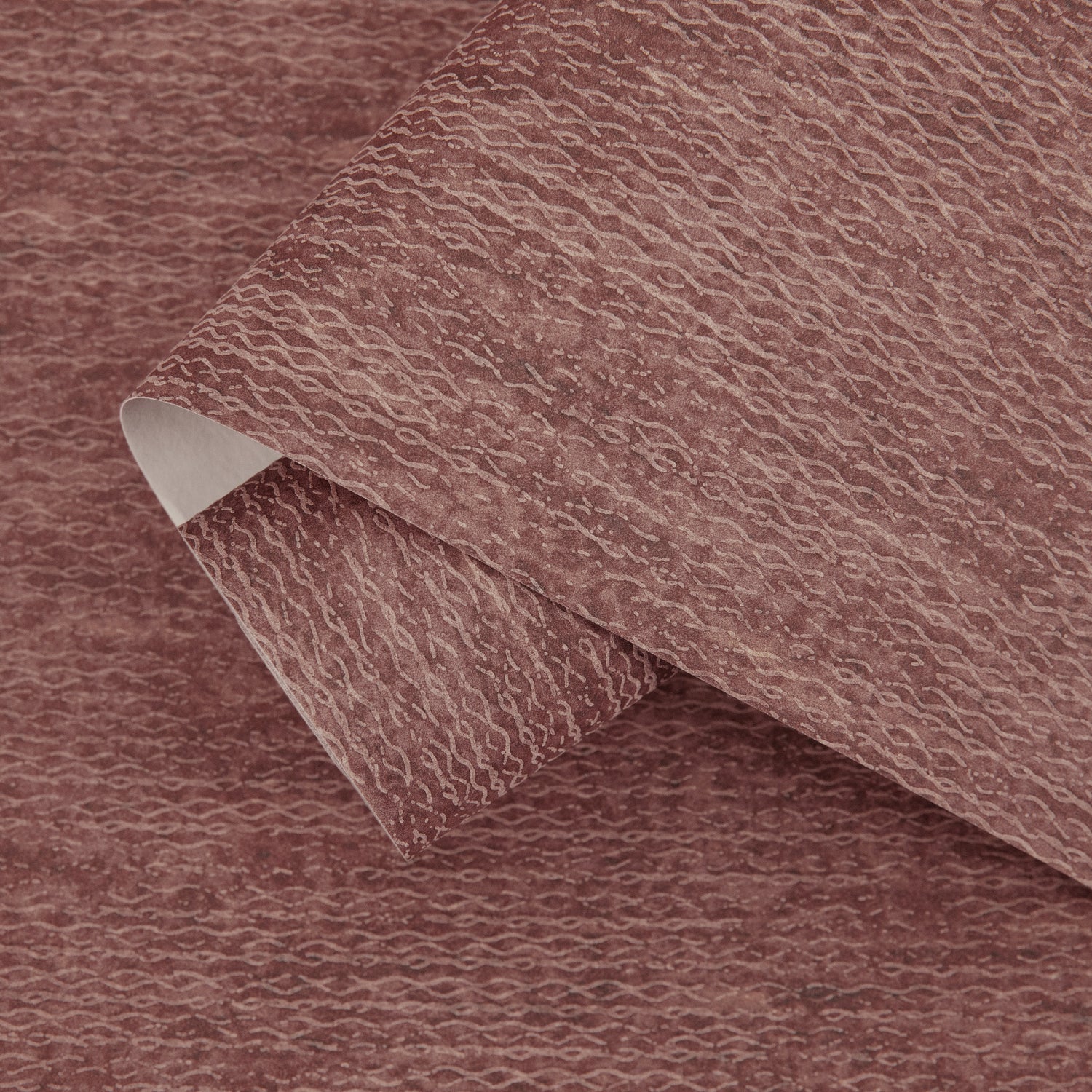 Plain Texture Wallpaper in Red color - pattern number 27624 - by Galerie in the Cerra collection