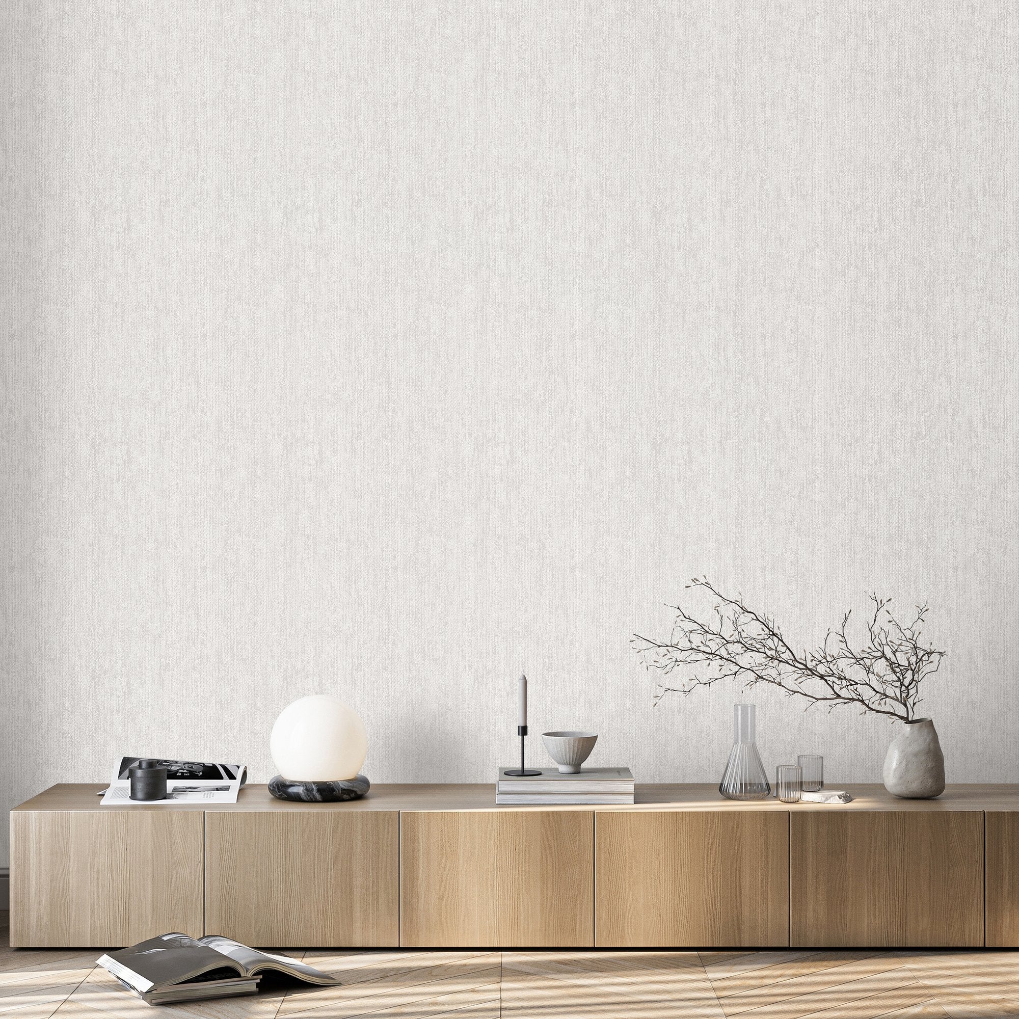 Plain Texture Wallpaper in Silver Grey color - pattern number 27635 - by Galerie in the Cerra collection