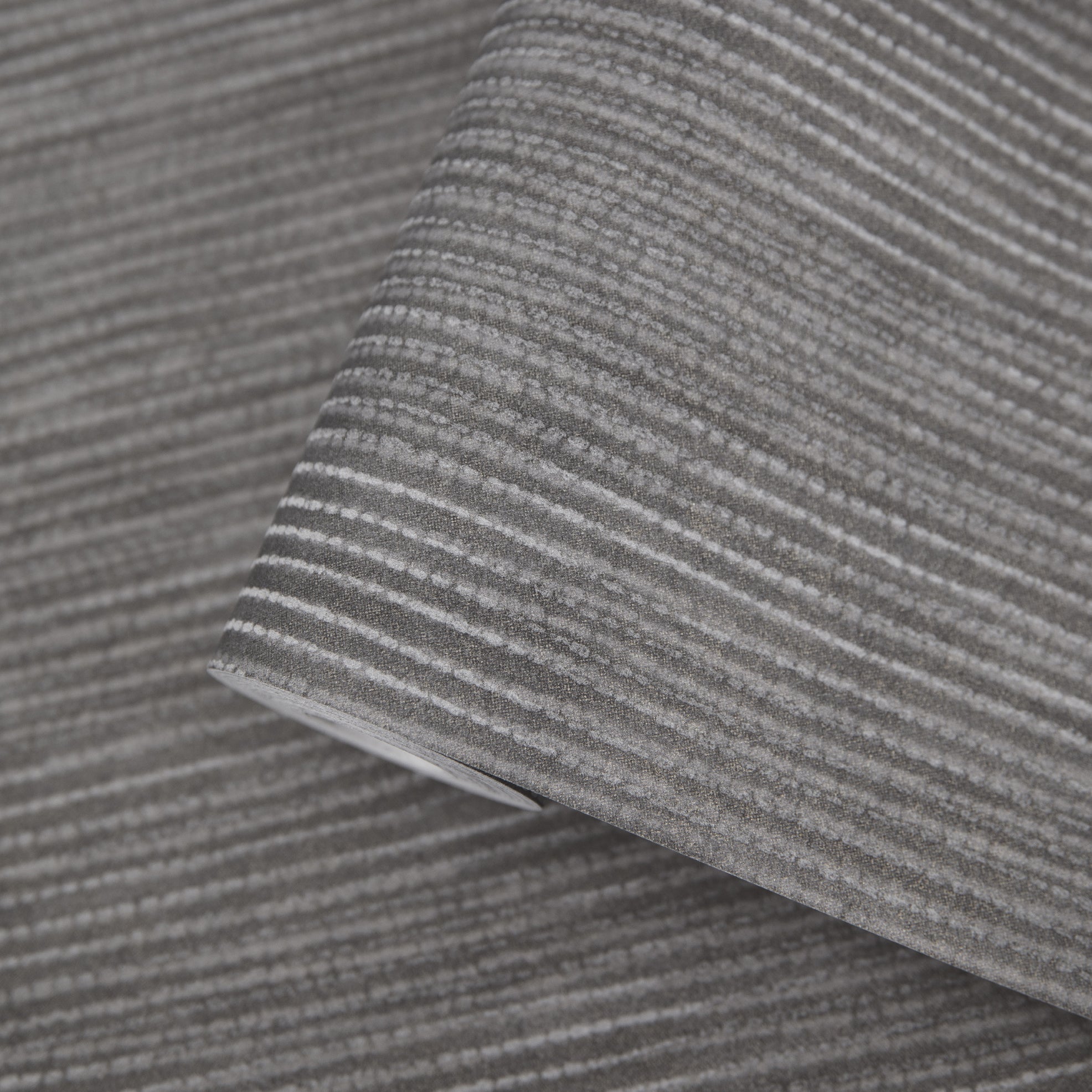 Stripe Wallpaper in Dark Grey color - pattern number 27646 - by Galerie in the Cerra collection