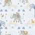 Elefun Wallpaper in Blue color - pattern number 285-2 - by Galerie in the Bambino collection