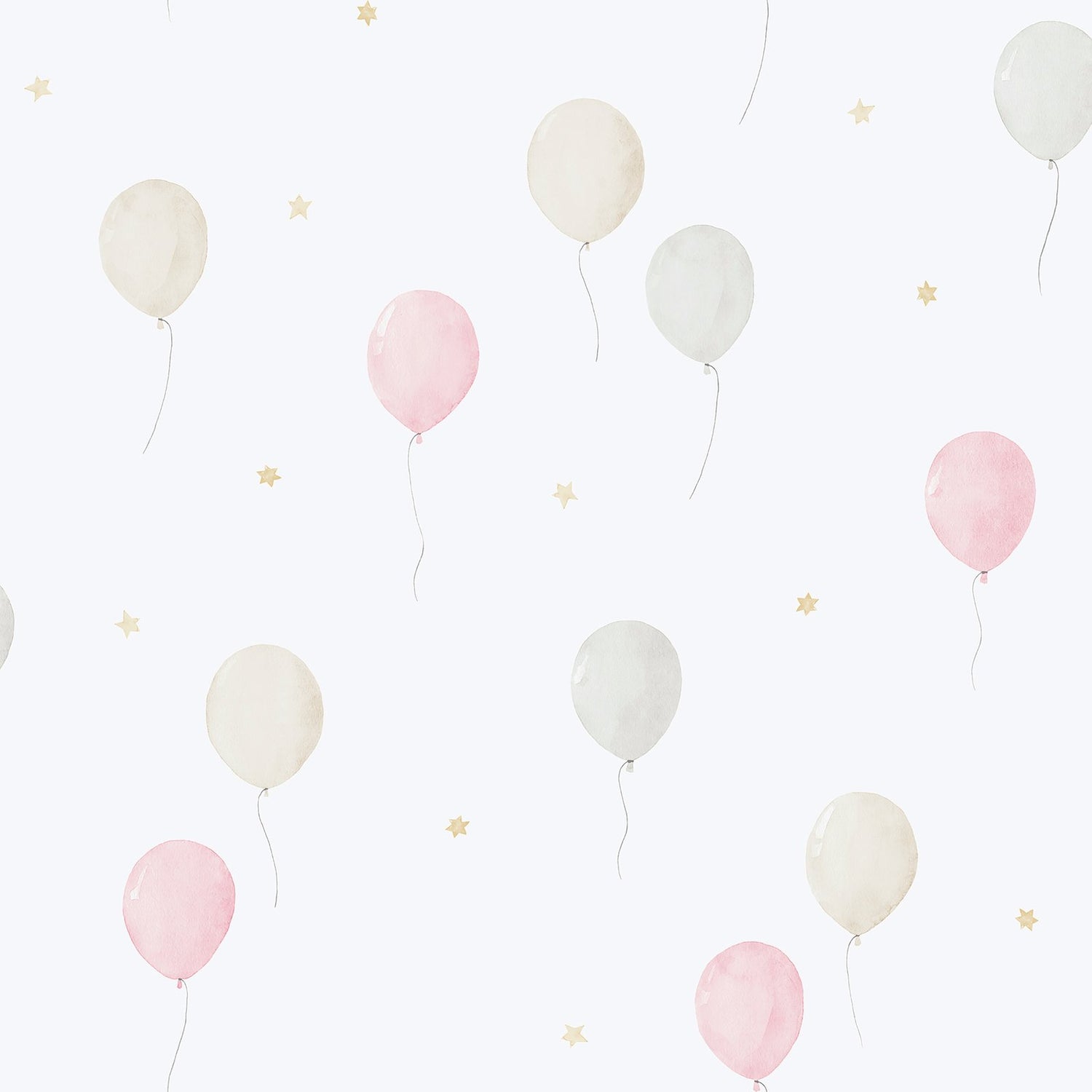 Air Wallpaper in Pink color - pattern number 287-1 - by Galerie in the Bambino collection