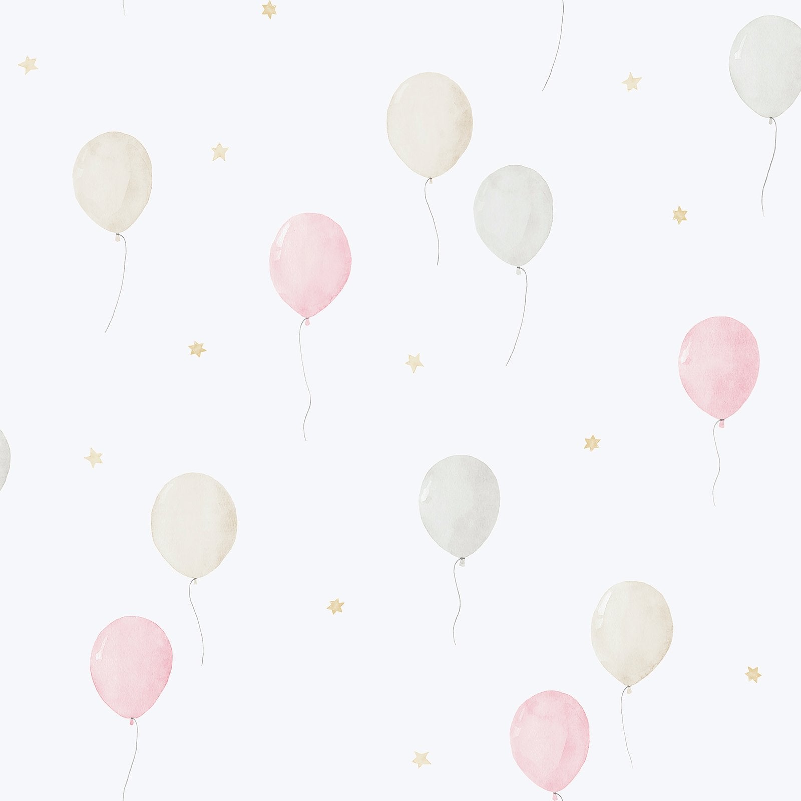 Air Wallpaper in Pink color - pattern number 287-1 - by Galerie in the Bambino collection