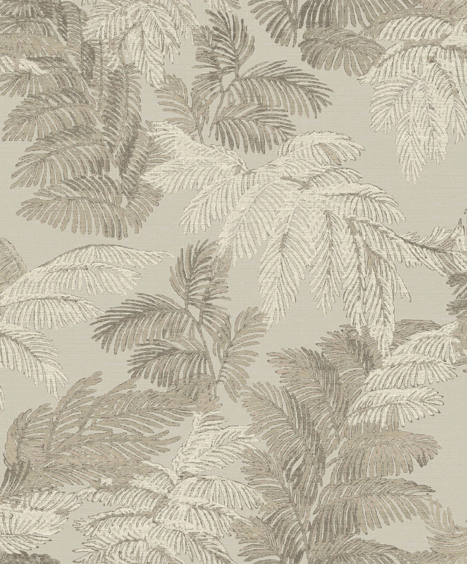 PALMA THEMA wallpaper in bronze brown color - pattern number 28812 - by Galerie in the Italian Style collection