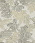 PALMA THEMA wallpaper in silver grey color - pattern number 28817 - by Galerie in the Italian Style collection