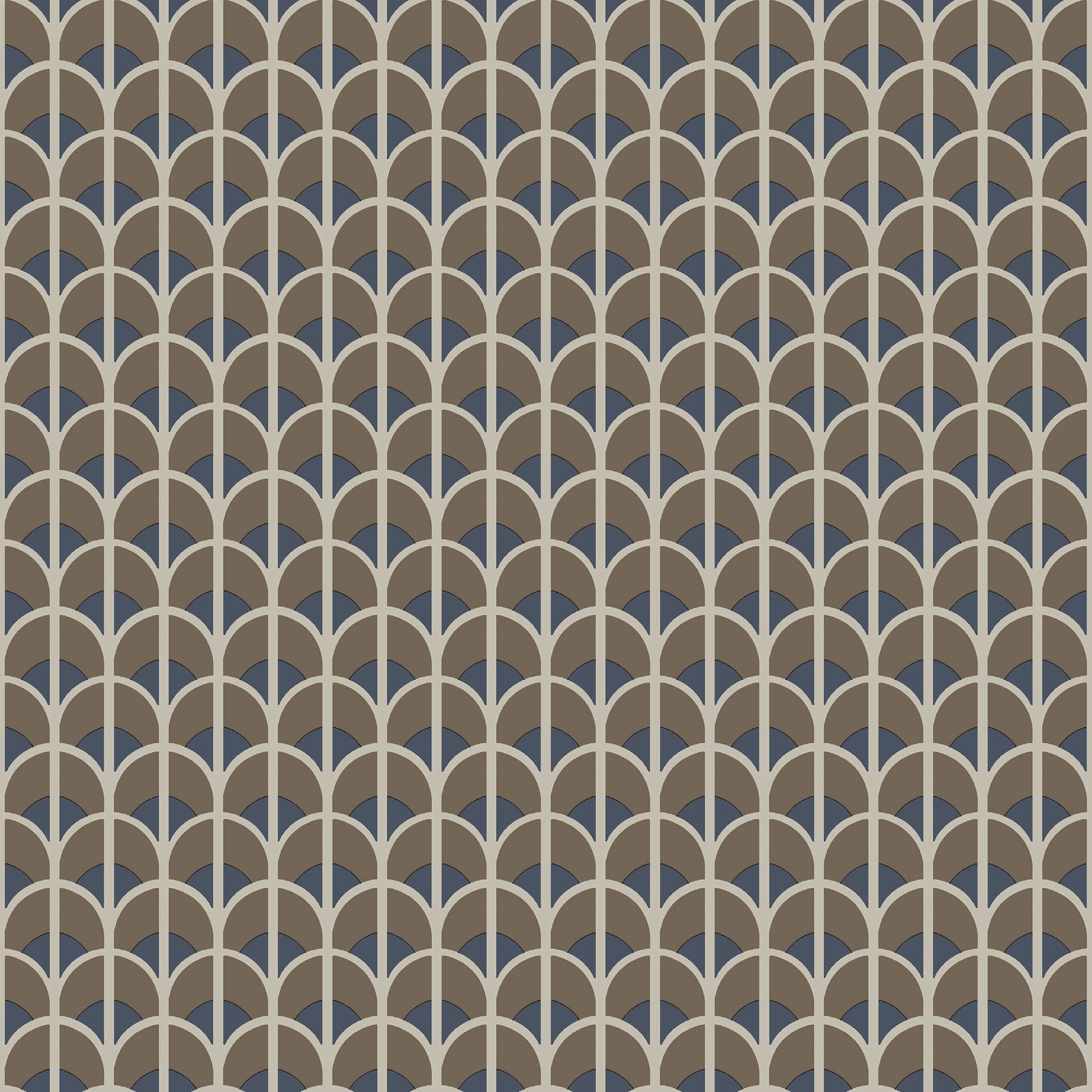 TESSUTO BOOM wallpaper in bronze brown color - pattern number 28869 - by Galerie in the Italian Style collection