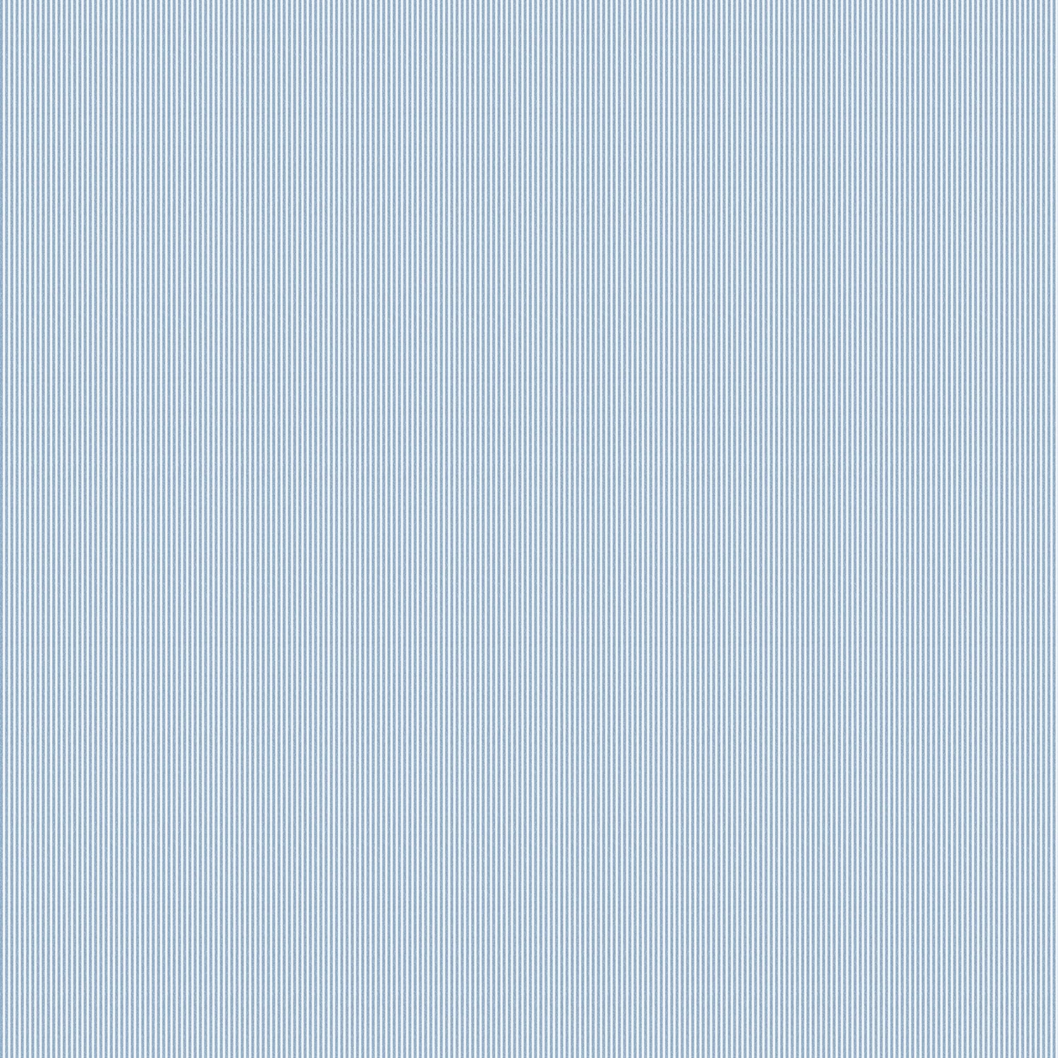 Tiny Stripes Wallpaper in Blue color - pattern number 292-2 - by Galerie in the Bambino collection