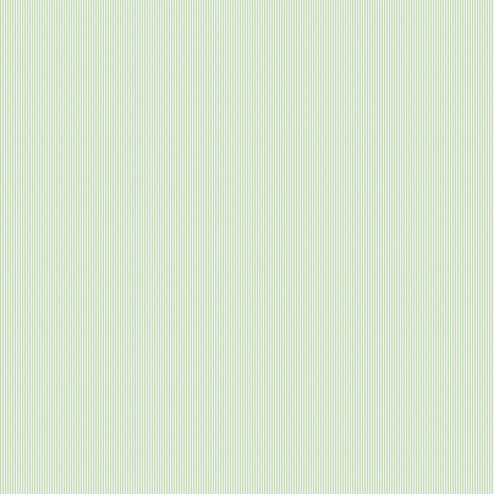 Tiny Stripes Wallpaper in Green color - pattern number 292-4 - by Galerie in the Bambino collection