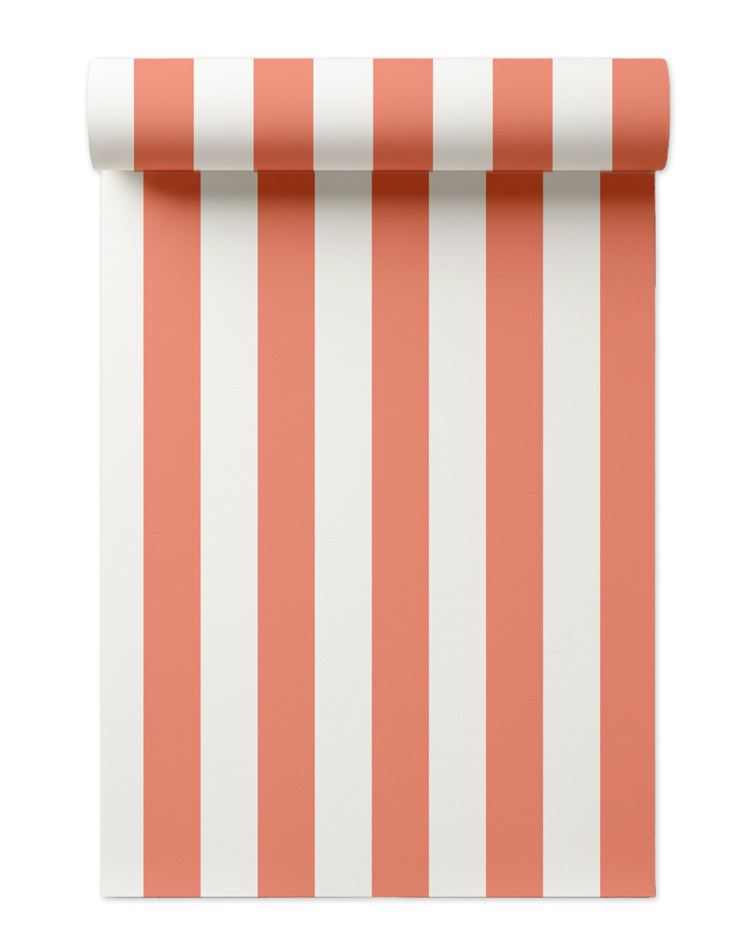 3 in Stripes Wallpaper in coral color - pattern number KK17024_Coral_KH300 - by Katie Kime in the  collection