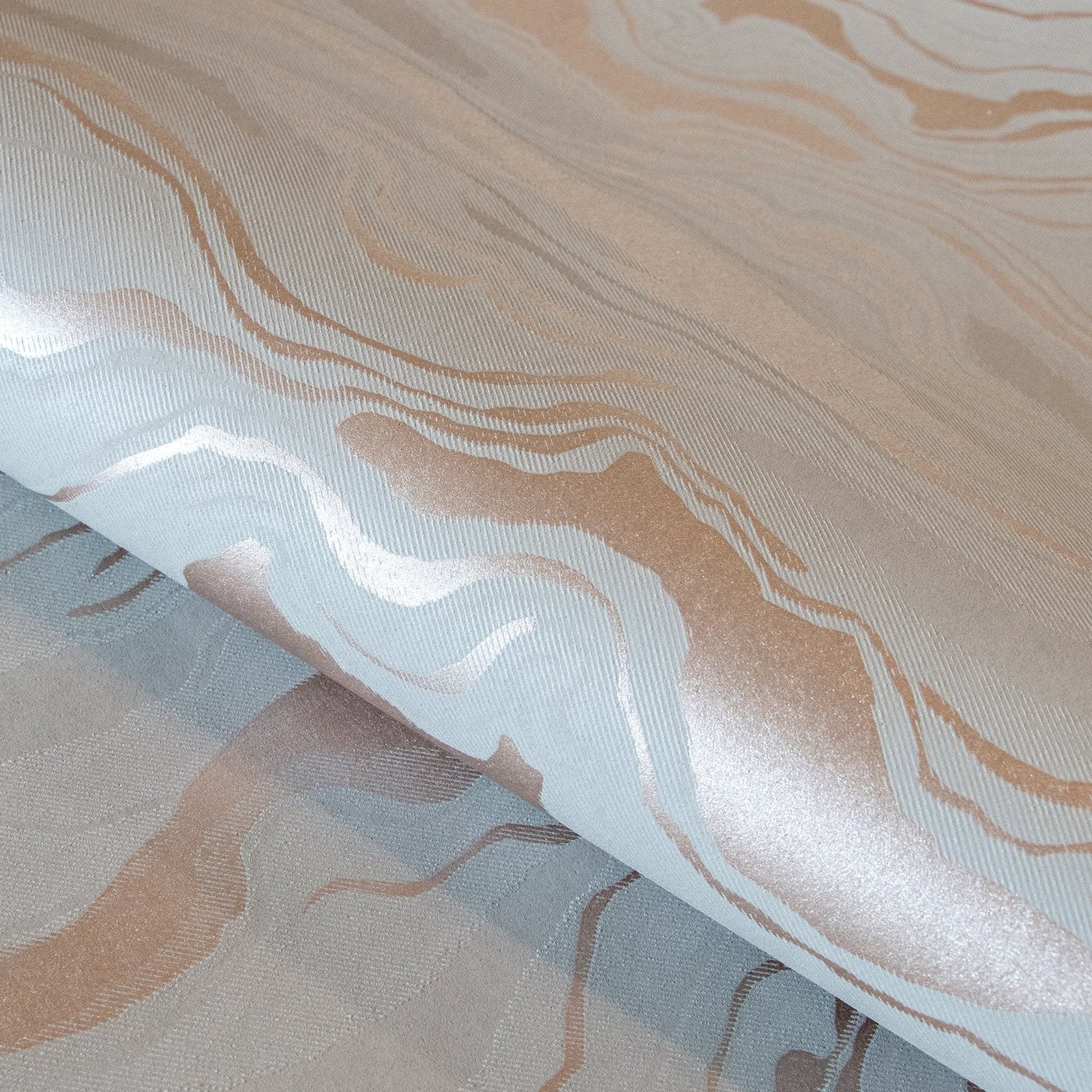 Reflection Dusty Lilac wallpaper in rose gold color - pattern number GH30025-23 - by Galerie in the Slow Living collection
