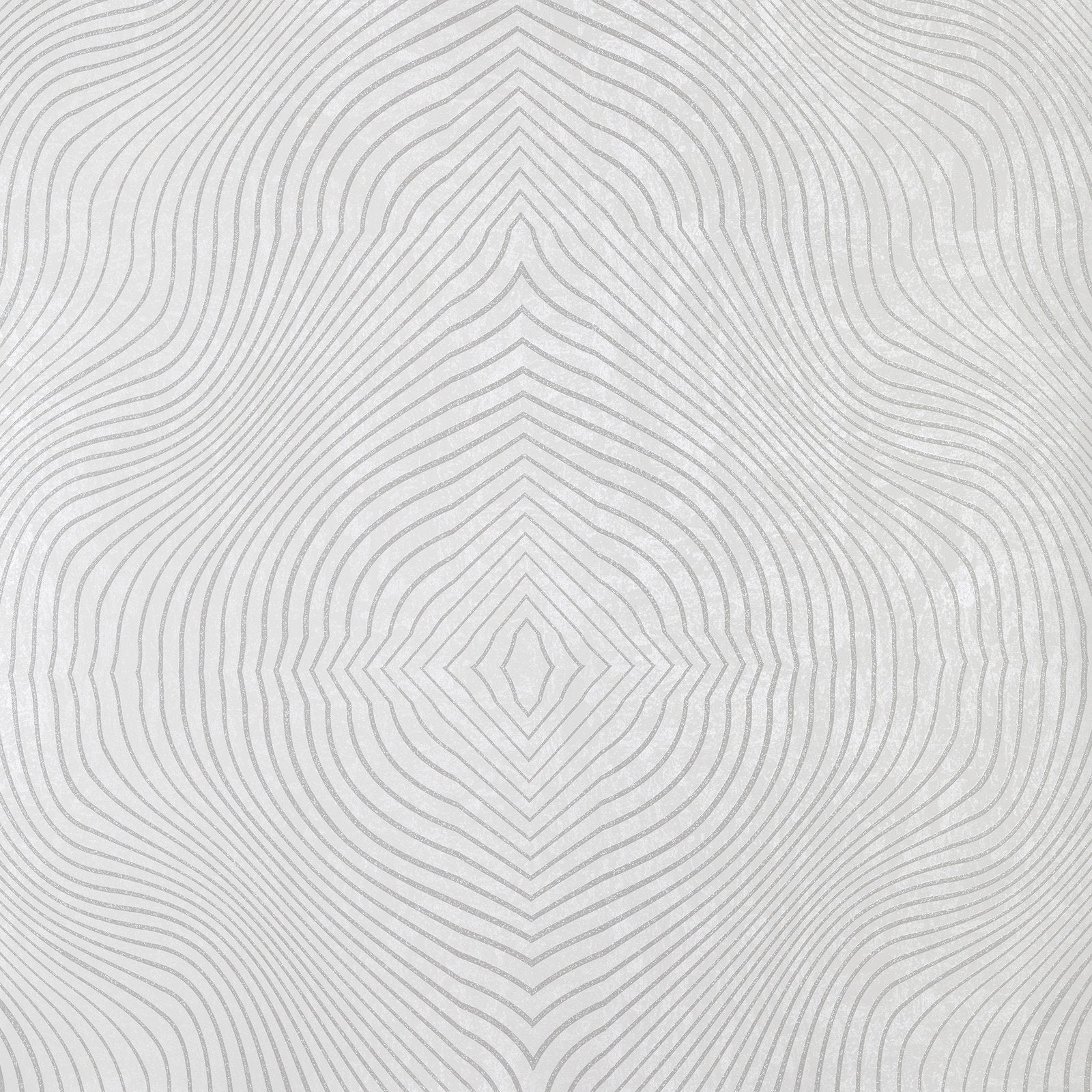 Flow Ivory White wallpaper in silver grey color - pattern number GH30036-23 - by Galerie in the Slow Living collection
