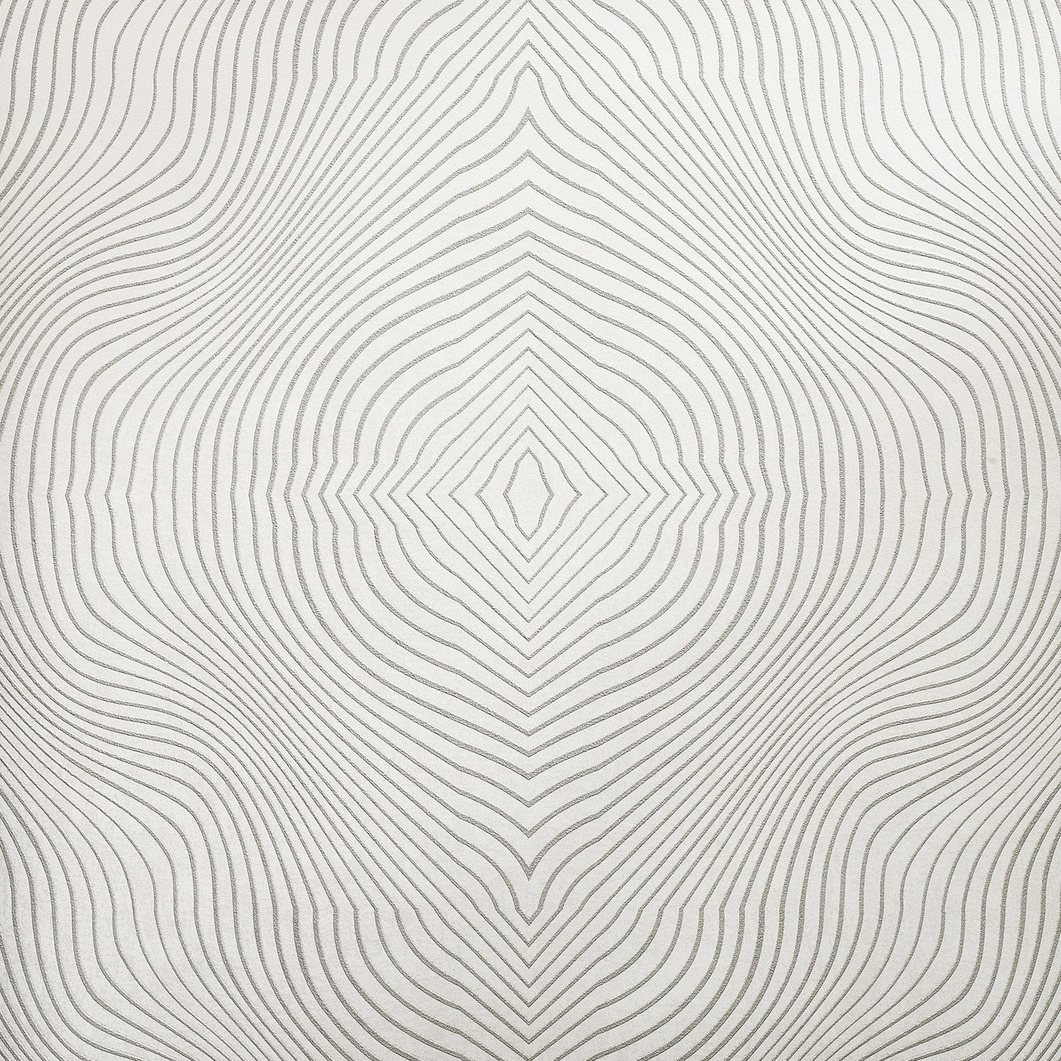Flow Ivory White wallpaper in silver grey color - pattern number GH30036-23 - by Galerie in the Slow Living collection