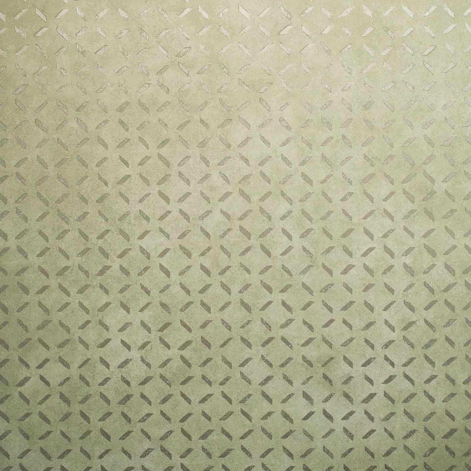 Soho / Metal Drain Grid wallpaper in green color - pattern number GH30047-23 - by Galerie in the Urban Classics collection