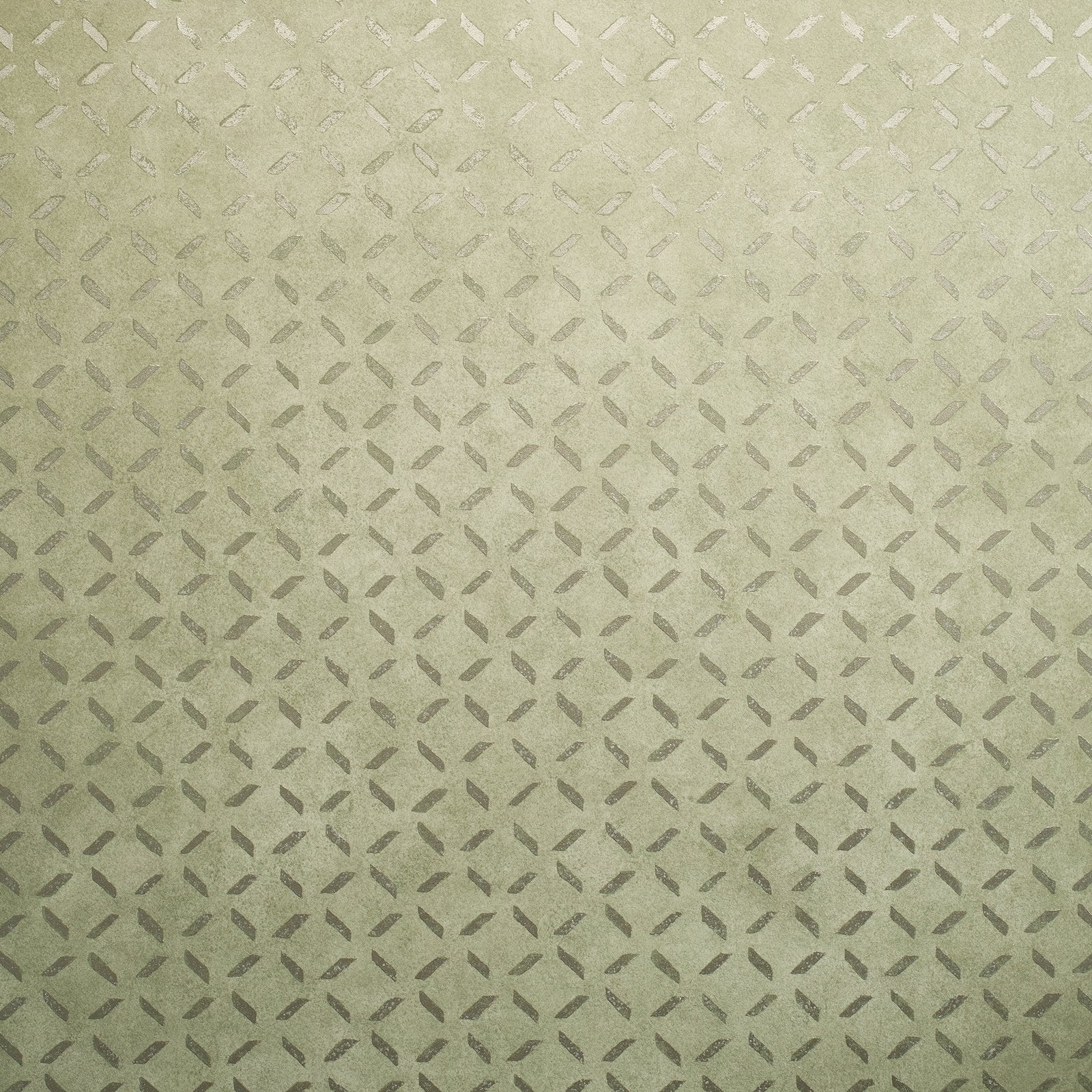 Soho / Metal Drain Grid wallpaper in green color - pattern number GH30047-23 - by Galerie in the Urban Classics collection