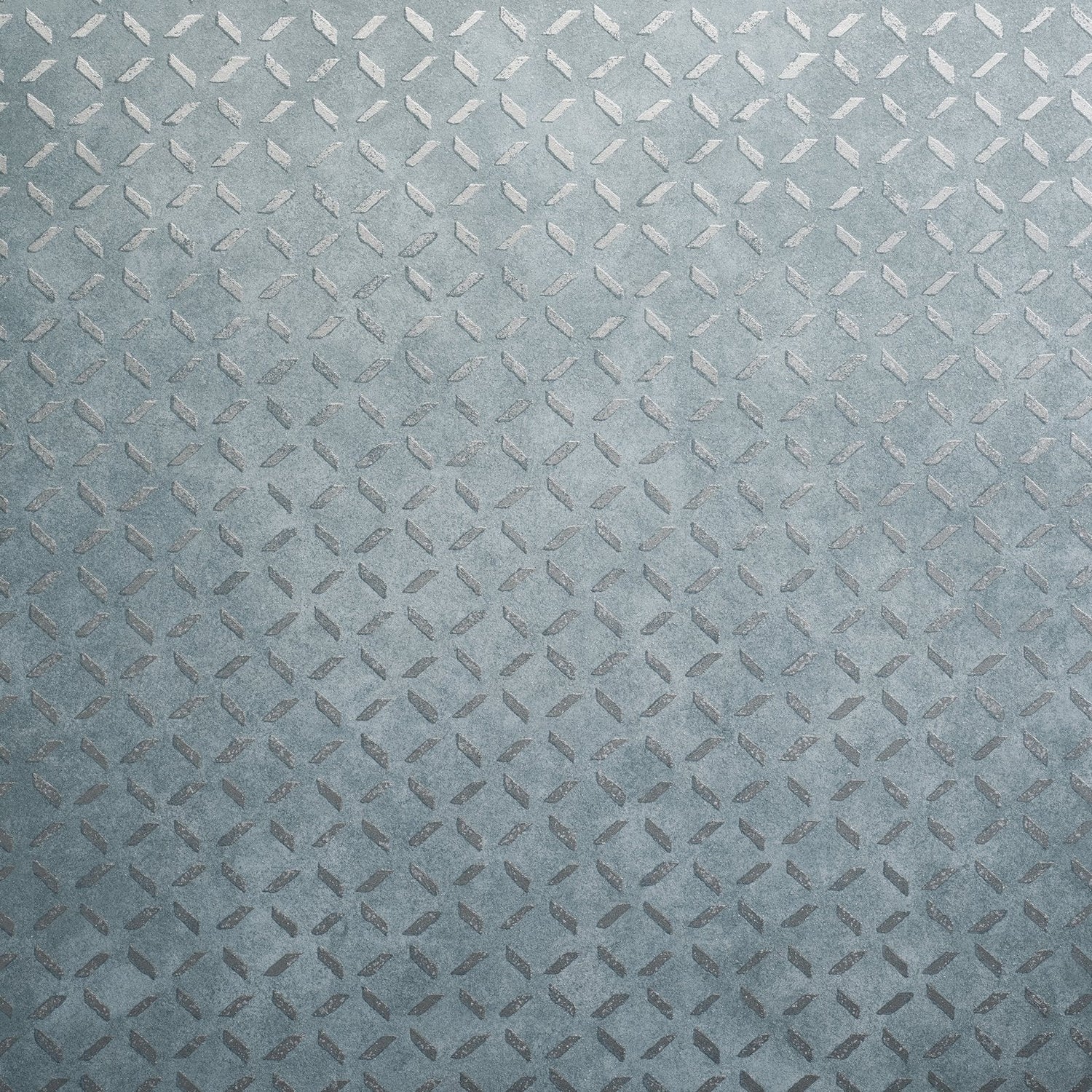 Soho / Metal Drain Grid wallpaper in blue color - pattern number GH30048-23 - by Galerie in the Urban Classics collection