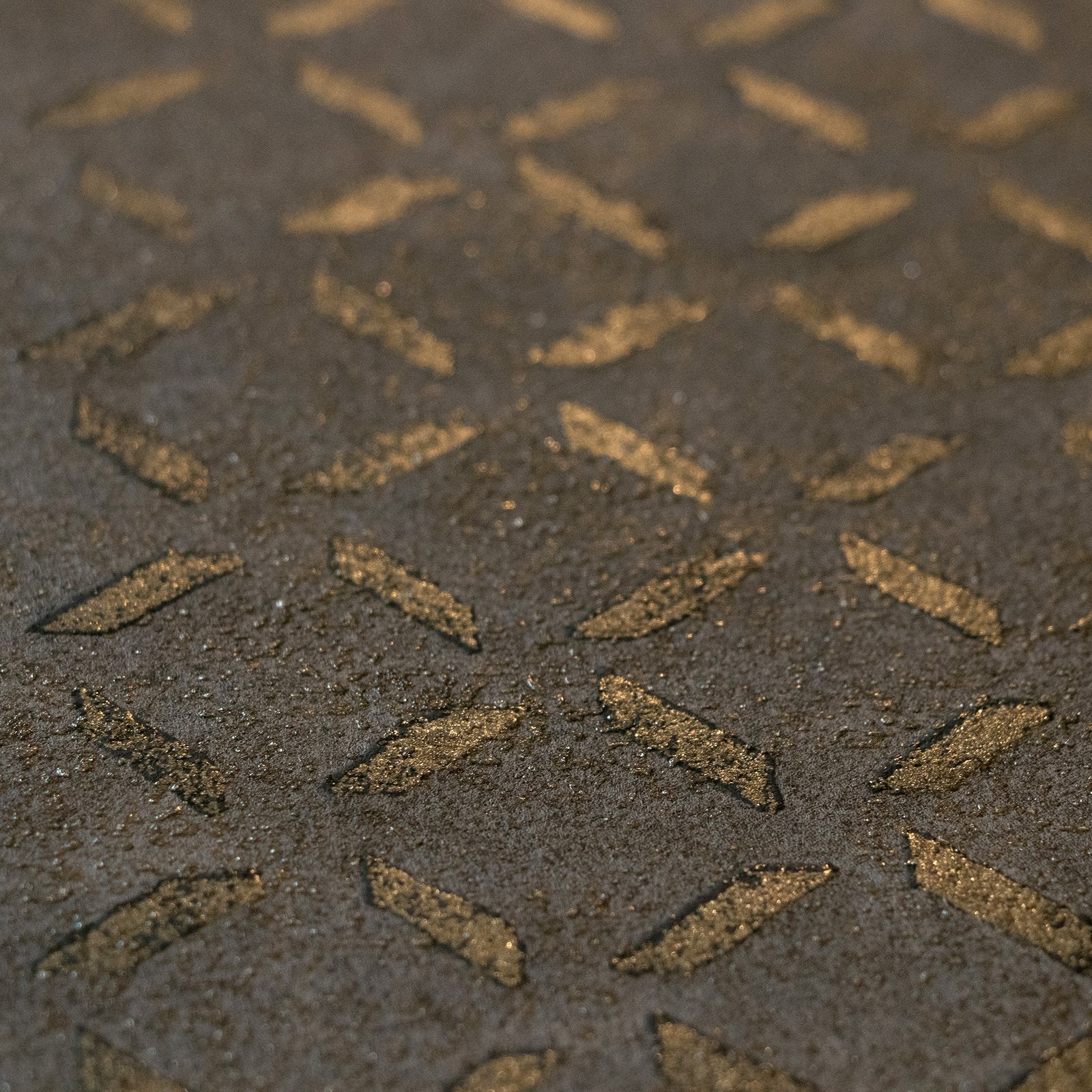 Soho / Metal Drain Grid wallpaper in bronze brown color - pattern number GH30050-23 - by Galerie in the Urban Classics collection