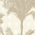 Copacabana wallpaper in warm silver color - pattern number 3061 - by Schumacher in the Borastapeter collection