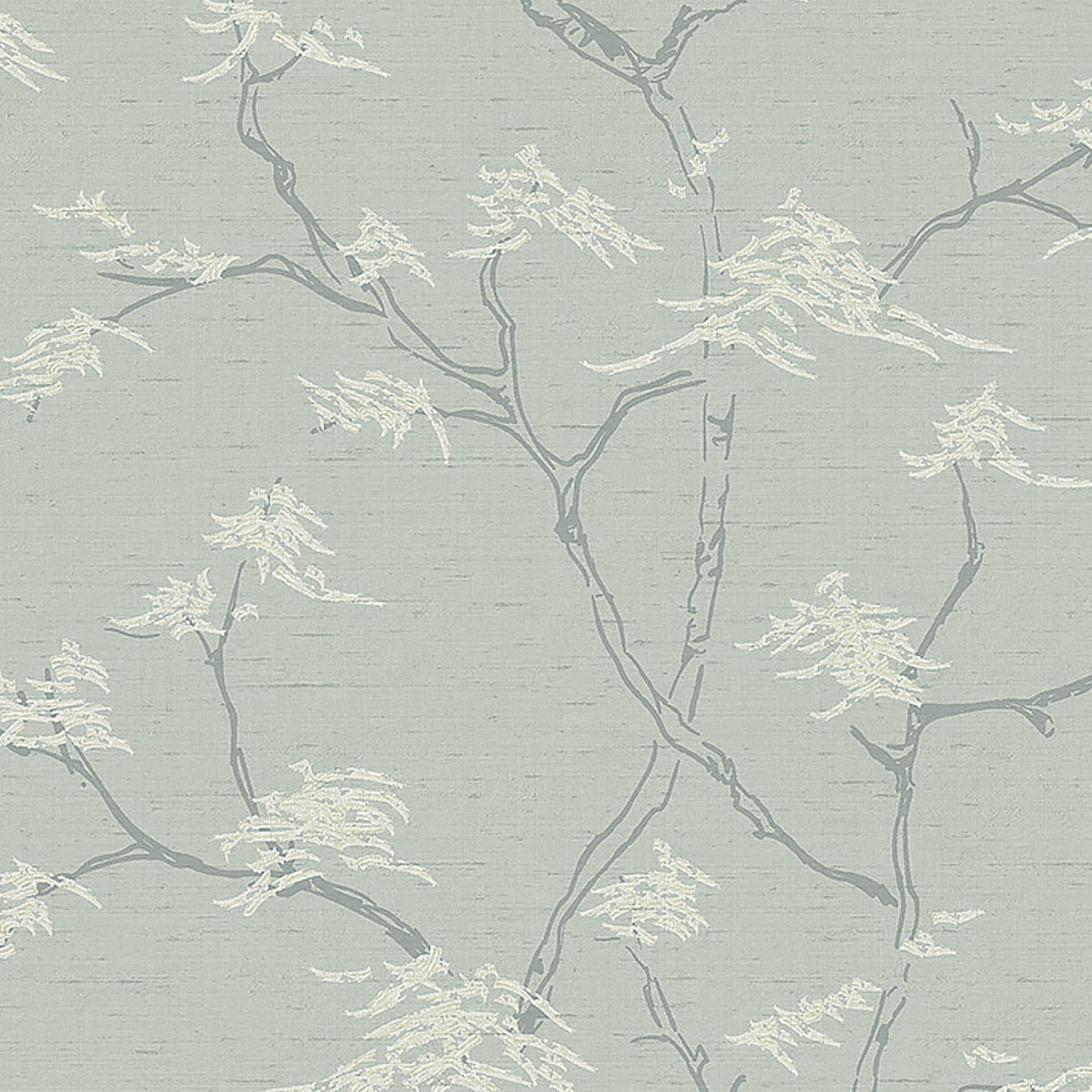 Temple Tree wallpaper in mineral color - pattern number 3103 - by Schumacher in the Borastapeter collection