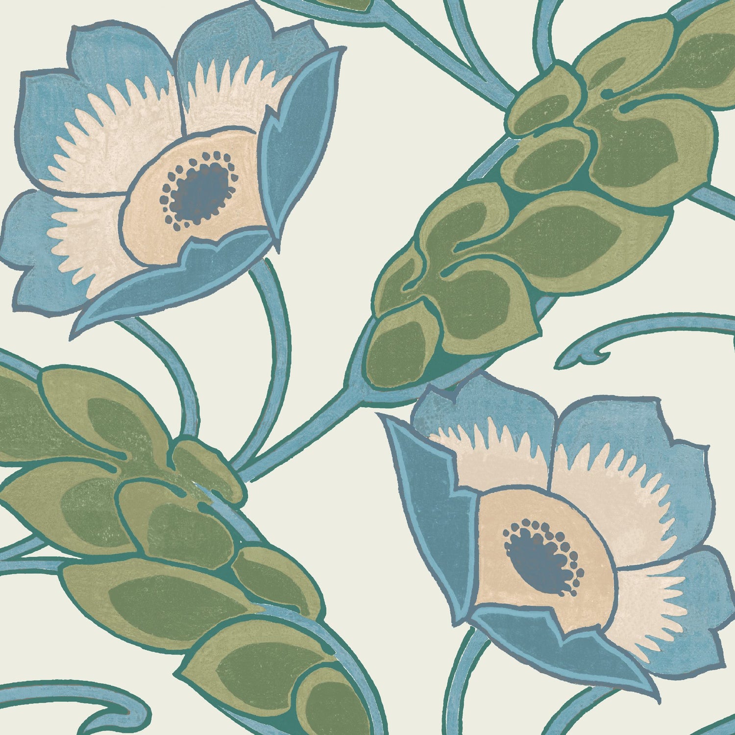 3103 Wallpaper in 66 color - pattern number 310366WS151 - by JF Fabrics in the Vivid collection